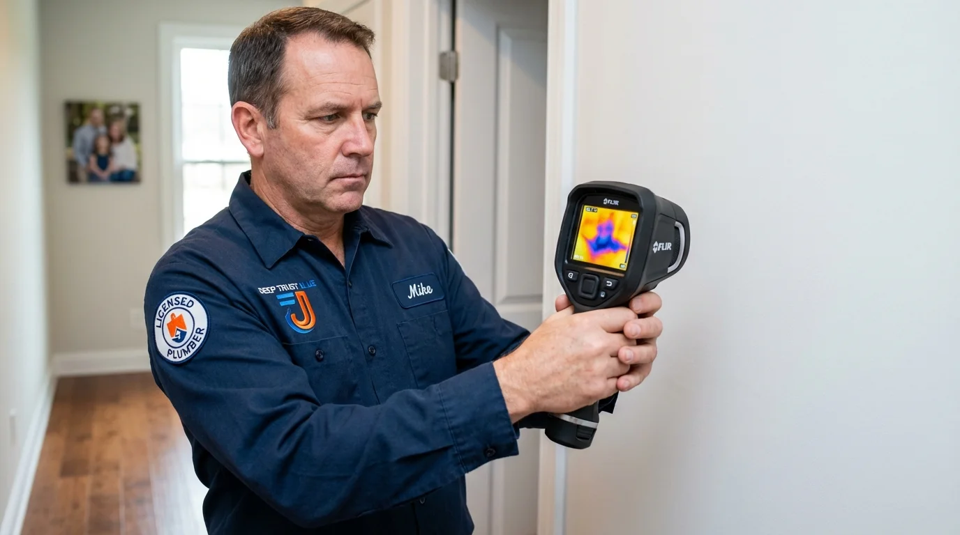 Thermal imaging leak detection by Johns Plumbing LLC in Bessemer
